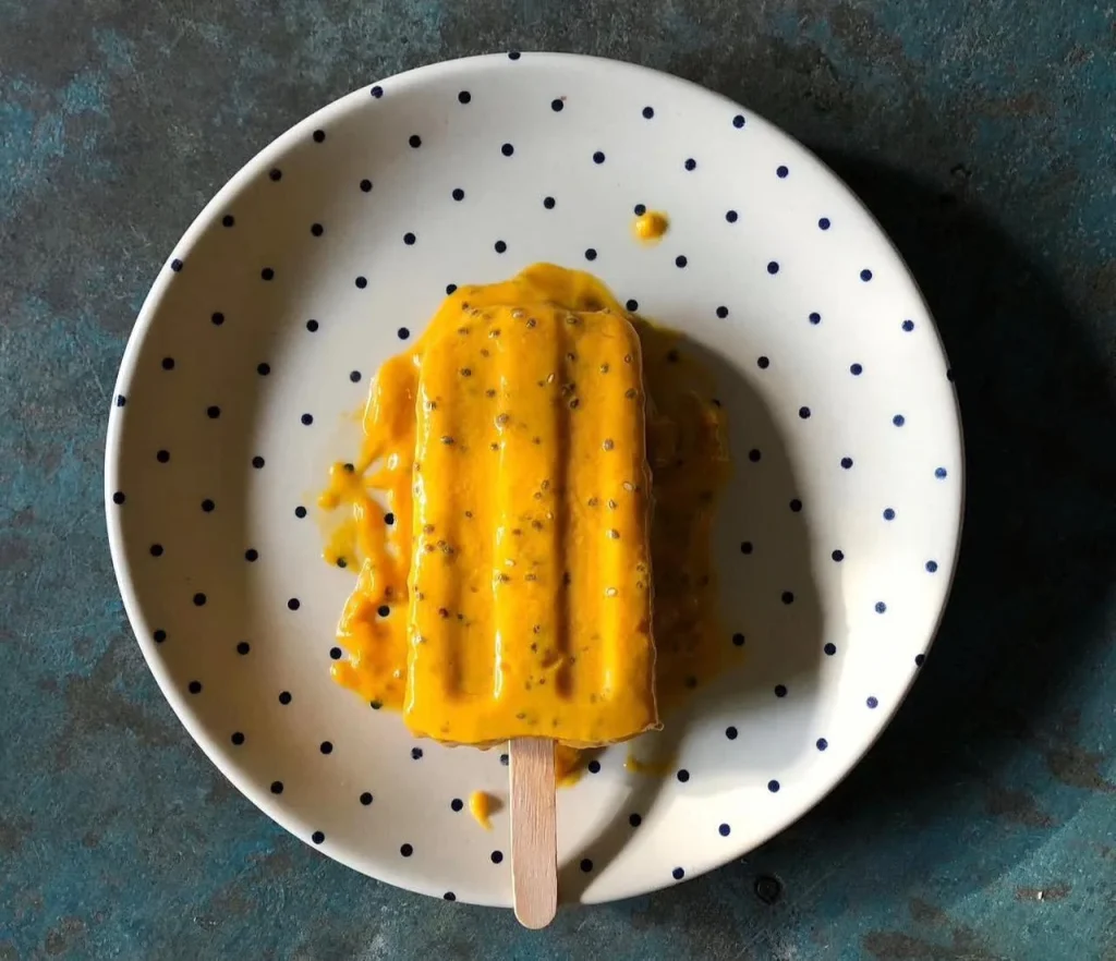 Mango Coconut Popsicles