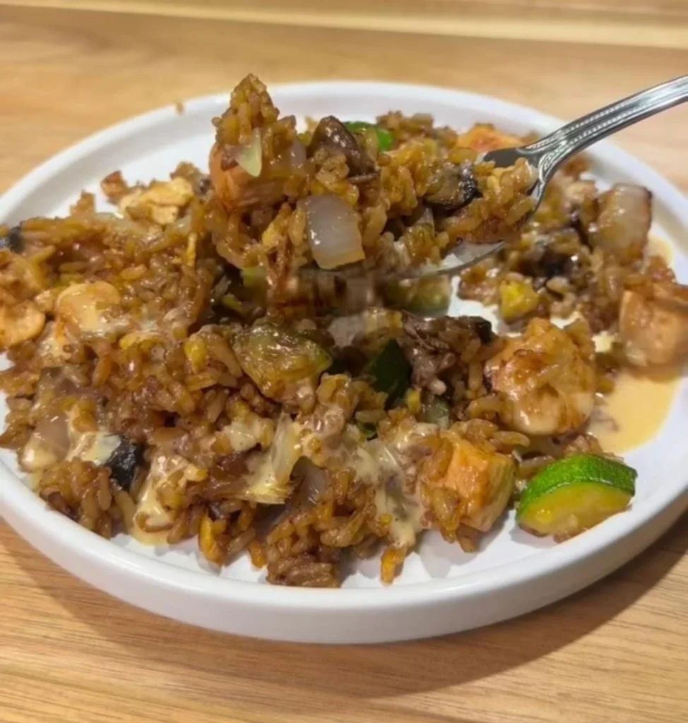 Blackstone Chicken Fried Rice