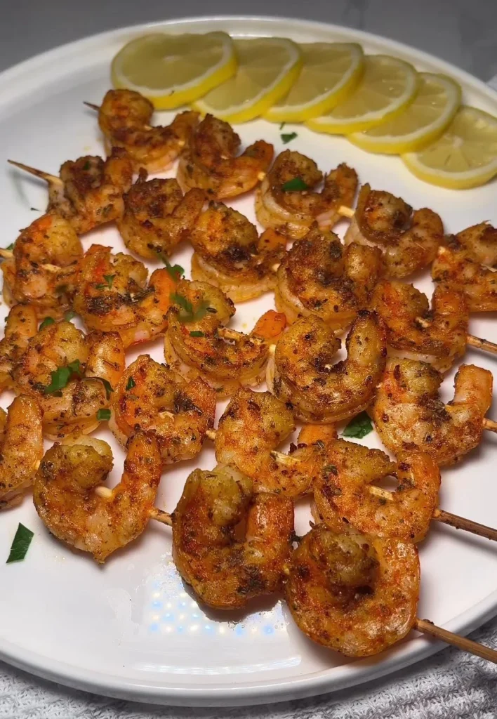 Garlic Butter Shrimp Skewers