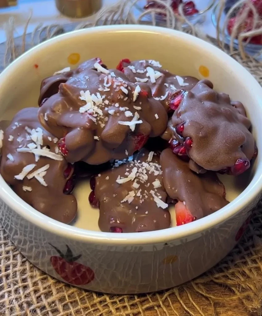 Chocolate Dipped Fruit Bites