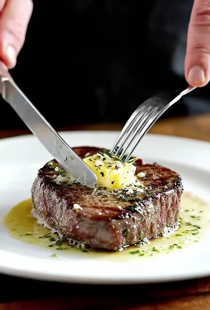 Garlic Butter Steak Rice on Blackstone Grill