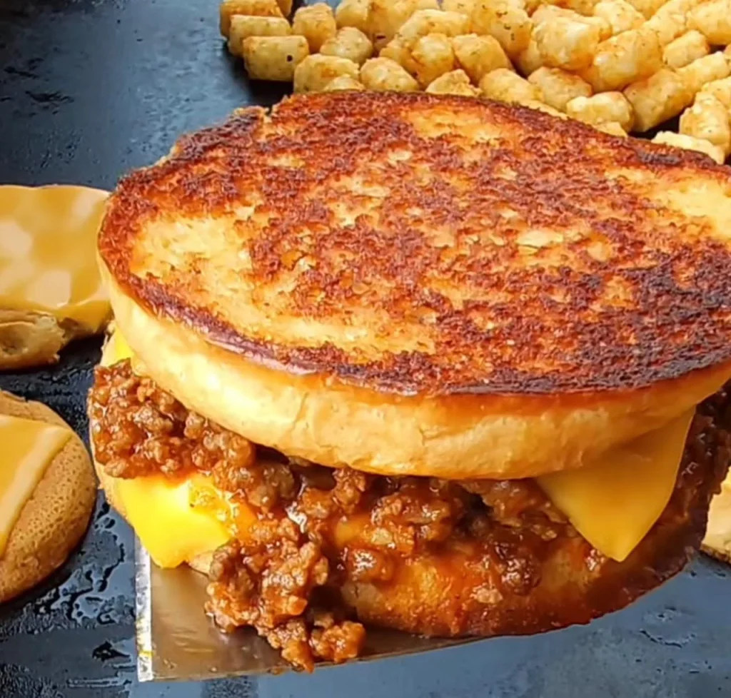 Griddle Club Sandwich on Blackstone Grill