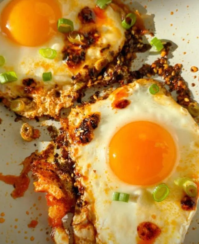 Garlic Egg Fried Rice on Blackstone Grill