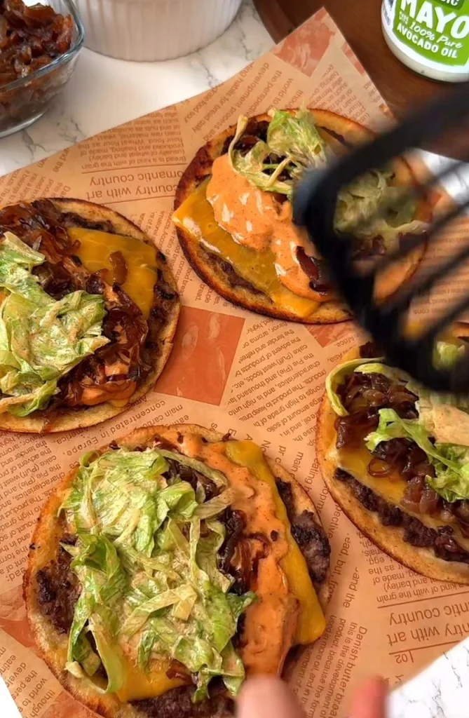  Cheeseburger Smash Tacos
