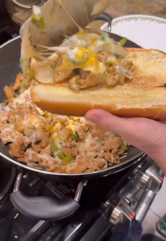 Chicken Philly Sandwiches