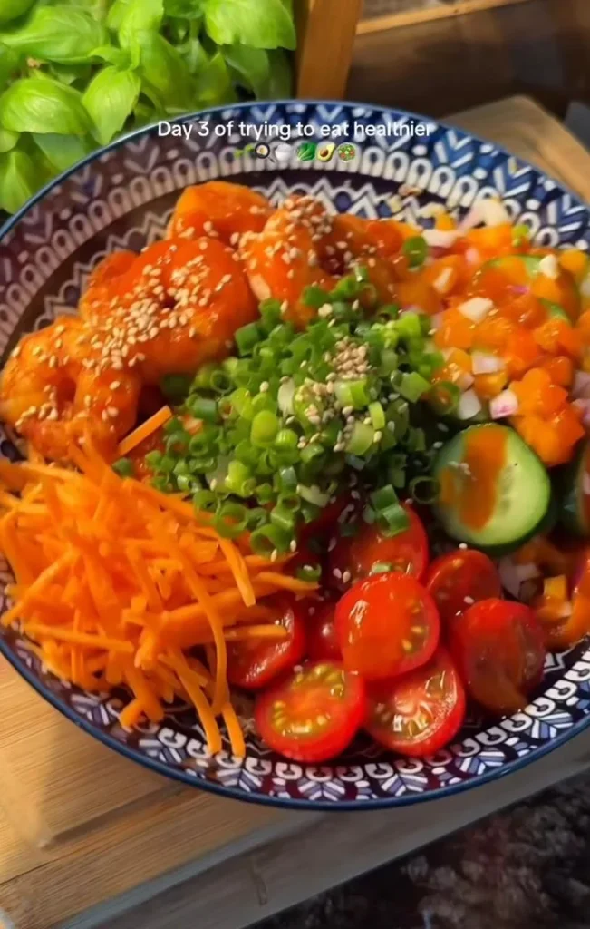 Spicy Shrimp Quinoa Bowl