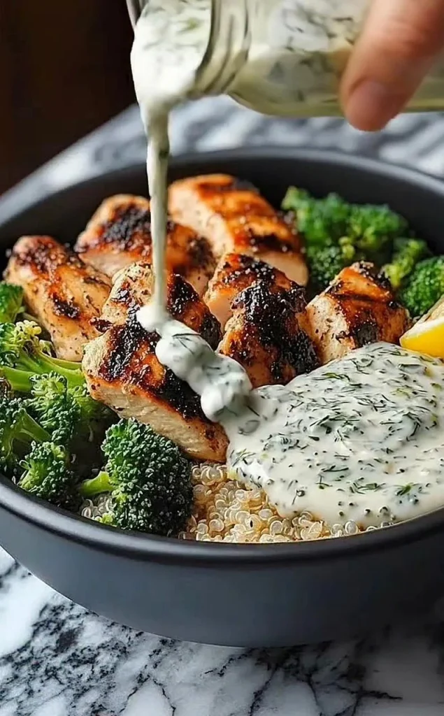 Garlic Herb Turkey Quinoa Bowl