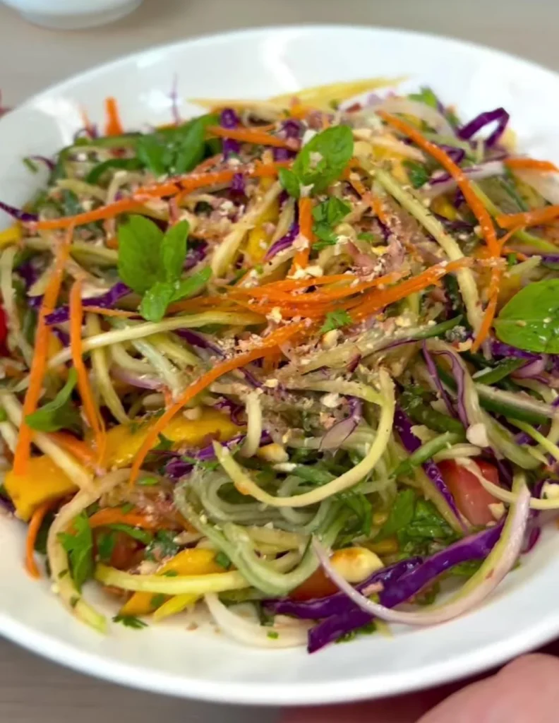 Mango Cabbage Summer Salad