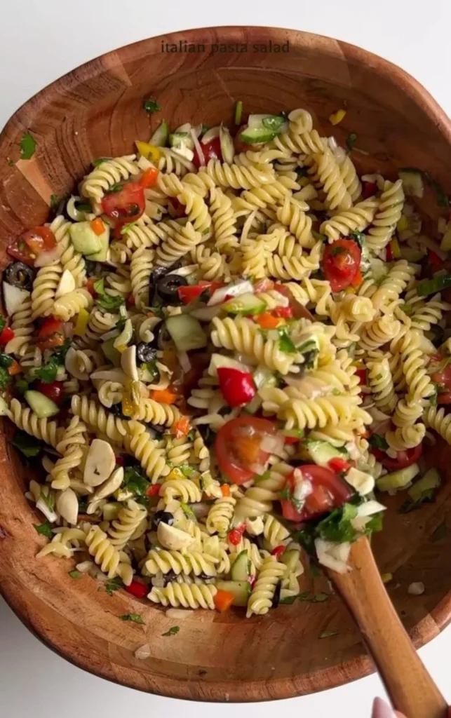 Cold Veggie Pasta Summer Bowl