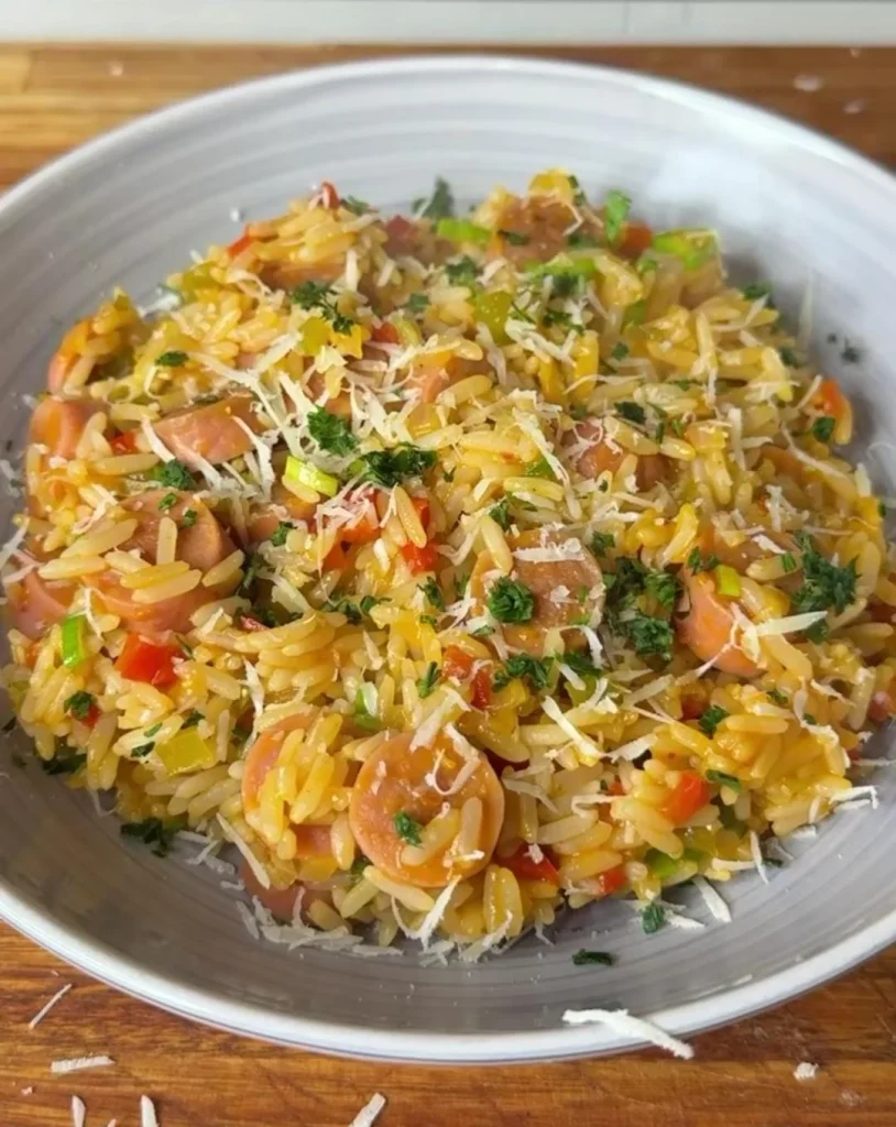 Bratwurst Rice Bowl