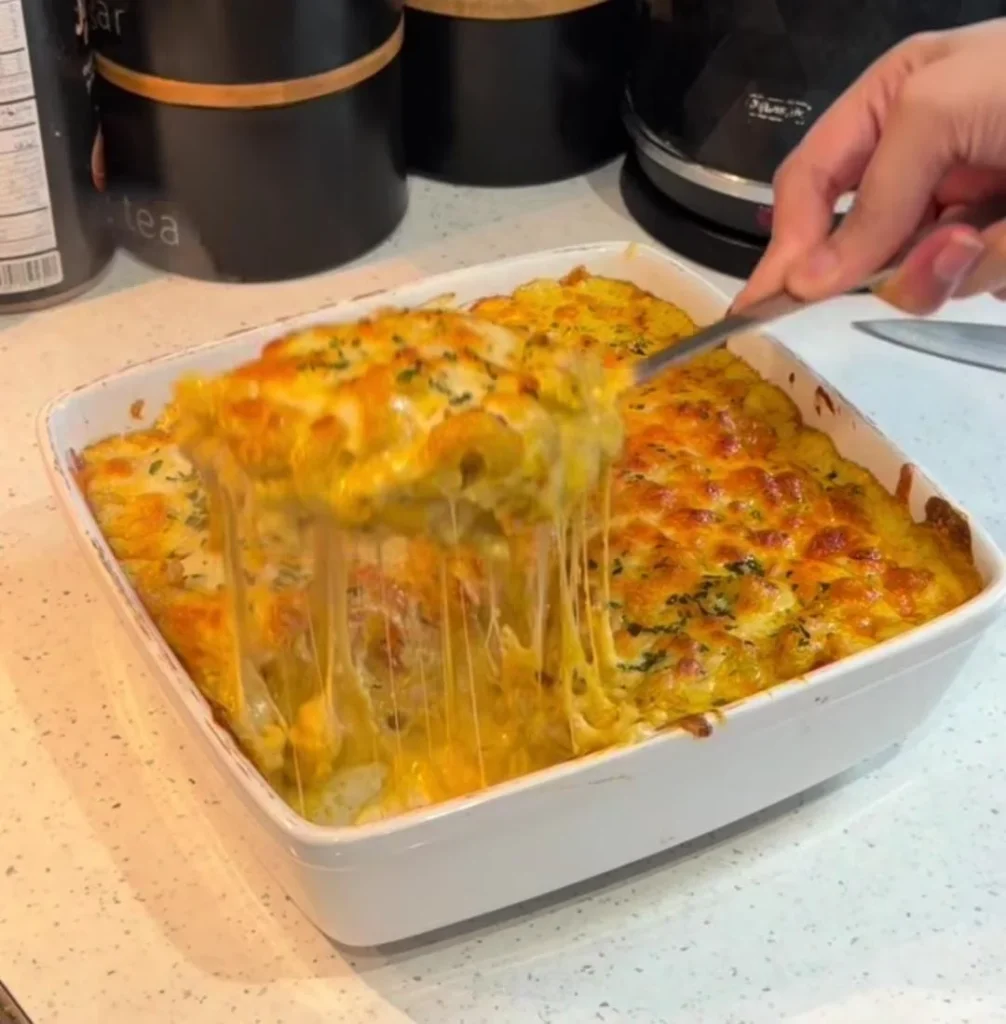 Bratwurst Mac and Cheese Bake