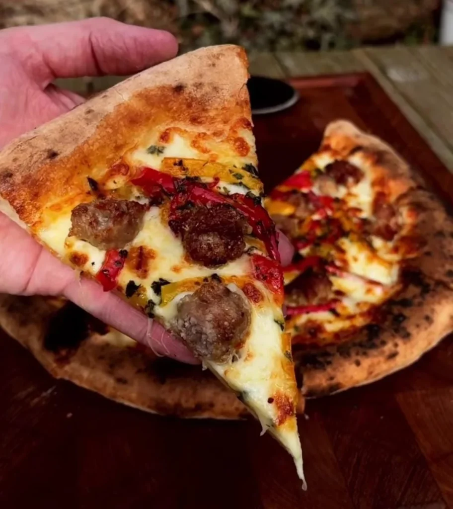 Bratwurst Flatbread Pizza