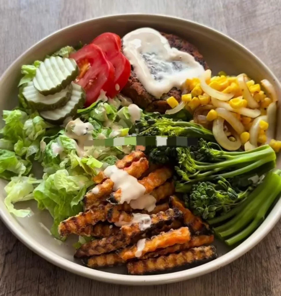 Veggie Burger Bowl