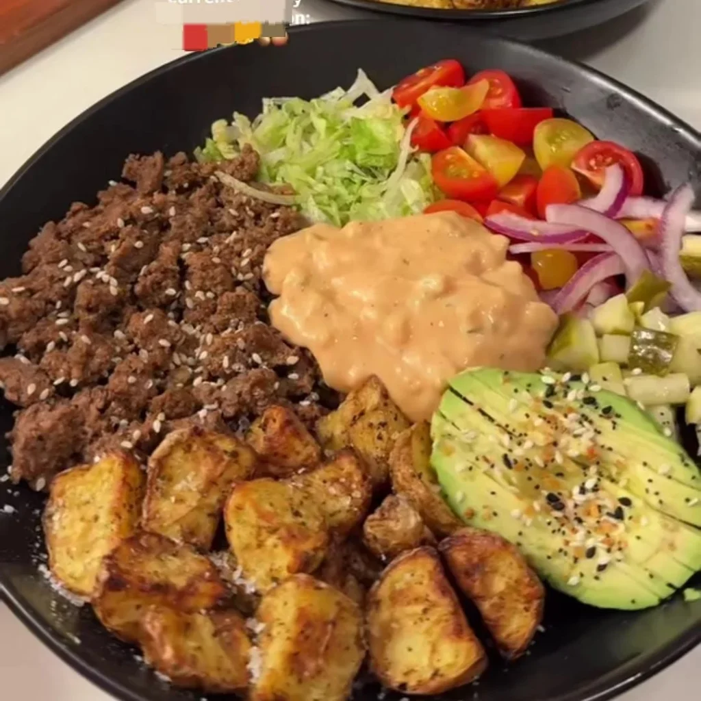 Keto Burger Bowl