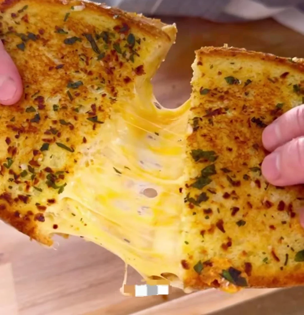 Garlic Butter Grilled Cheese