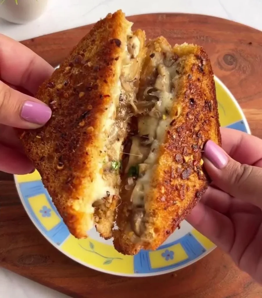 Mushroom Grilled Cheese