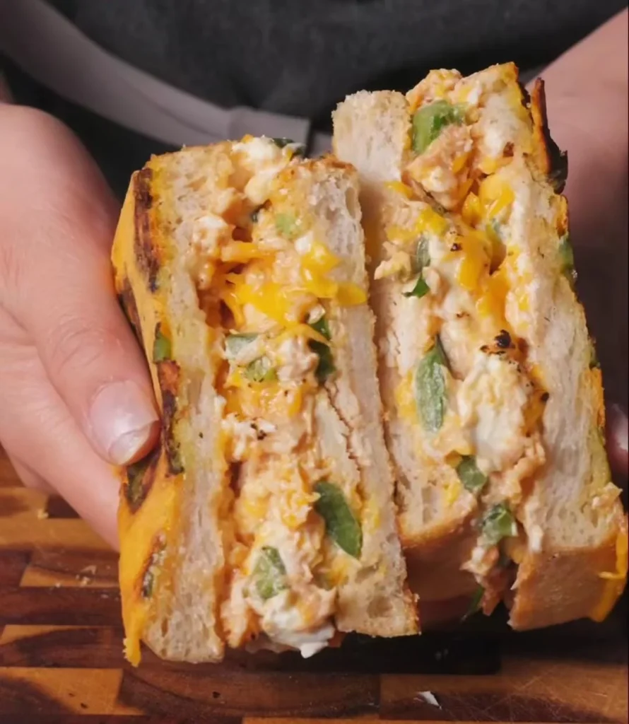 BBQ Chicken Grilled Cheese