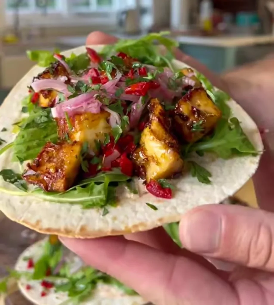 Chipotle Halibut Tacos