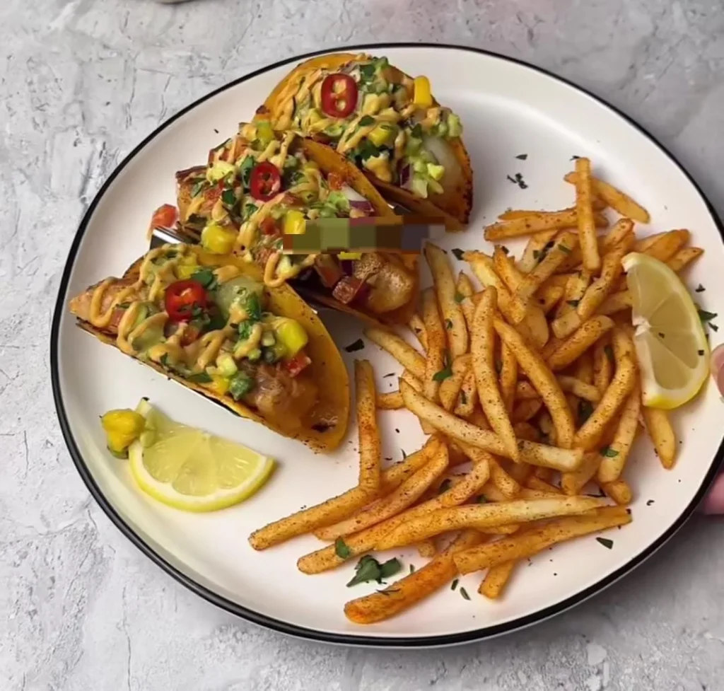 Teriyaki Halibut Tacos