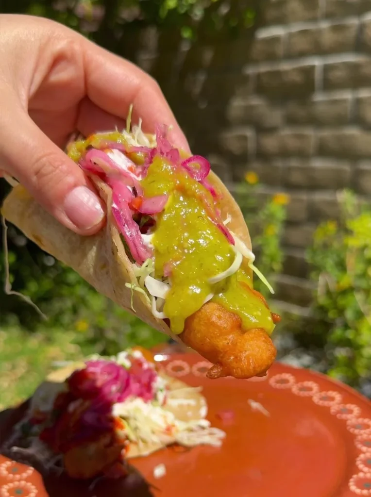 Baja Style Halibut Tacos