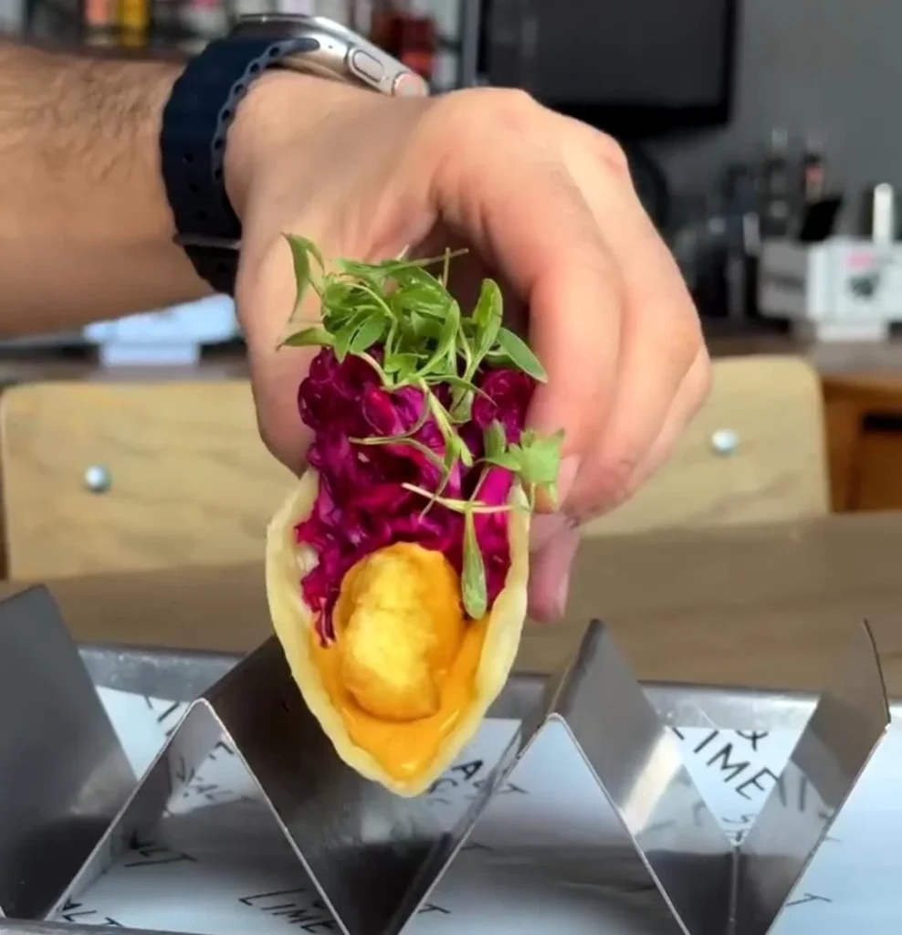 Cabbage Slaw Halibut Tacos