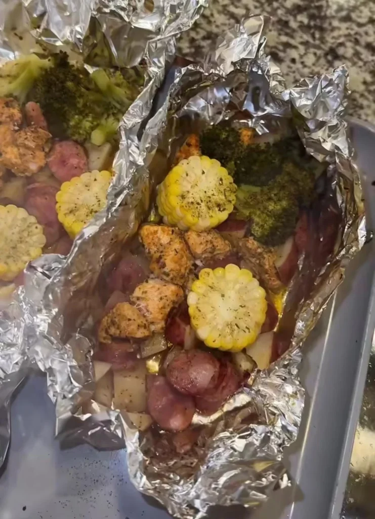 Potato Foil Packs