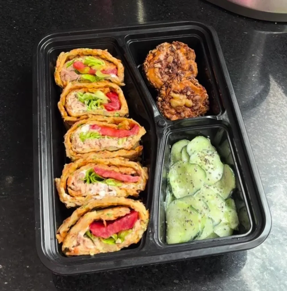 Wrap and Salad Lunch Box