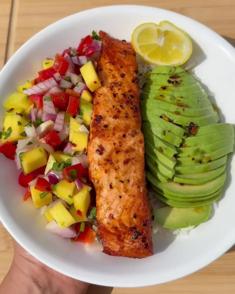Grilled Salmon Bowl