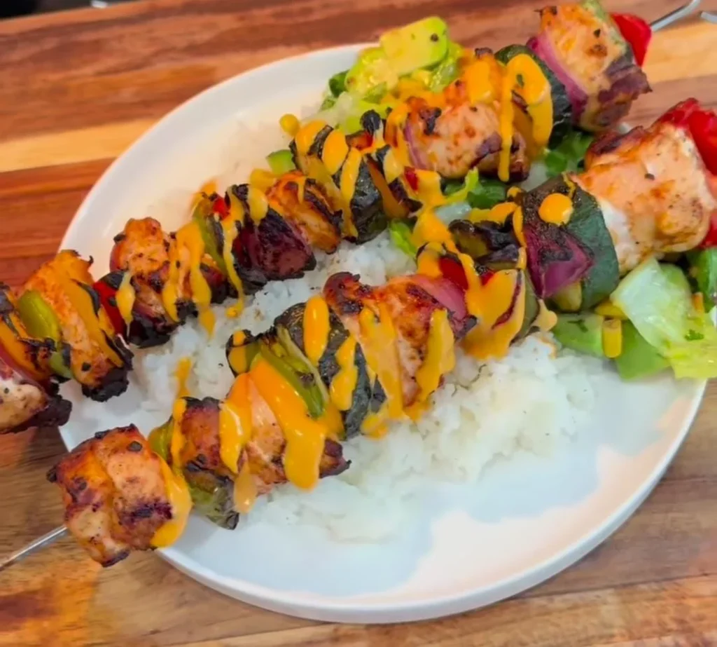 BBQ Chicken Skewers