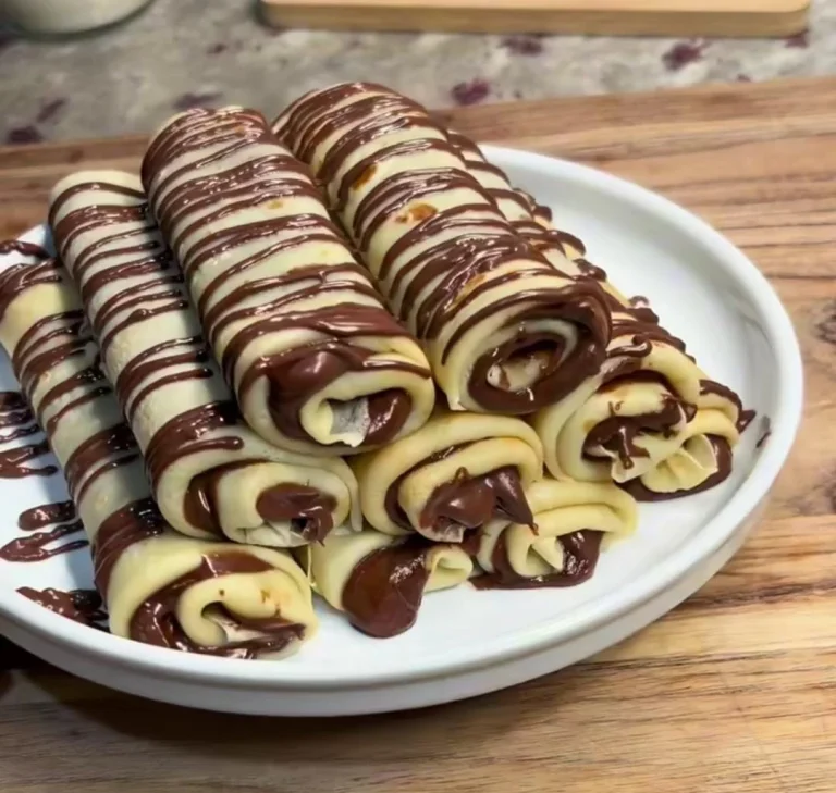 Nutella Stuffed Crepes