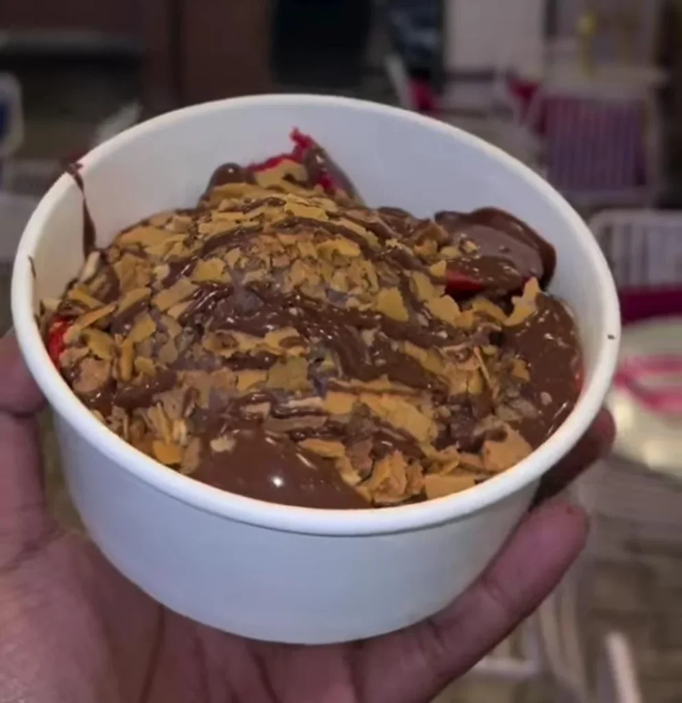 Nutella Ice Cream Bowl