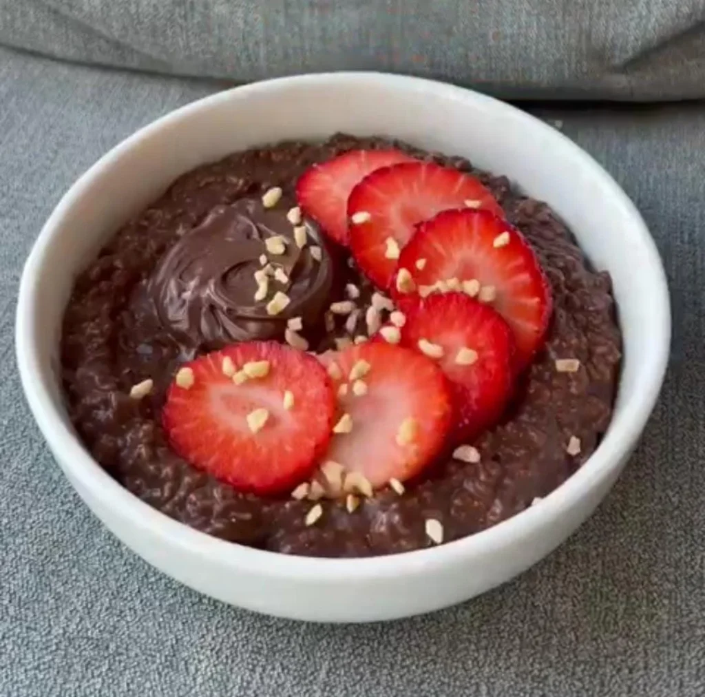 Nutella Oatmeal Bowl