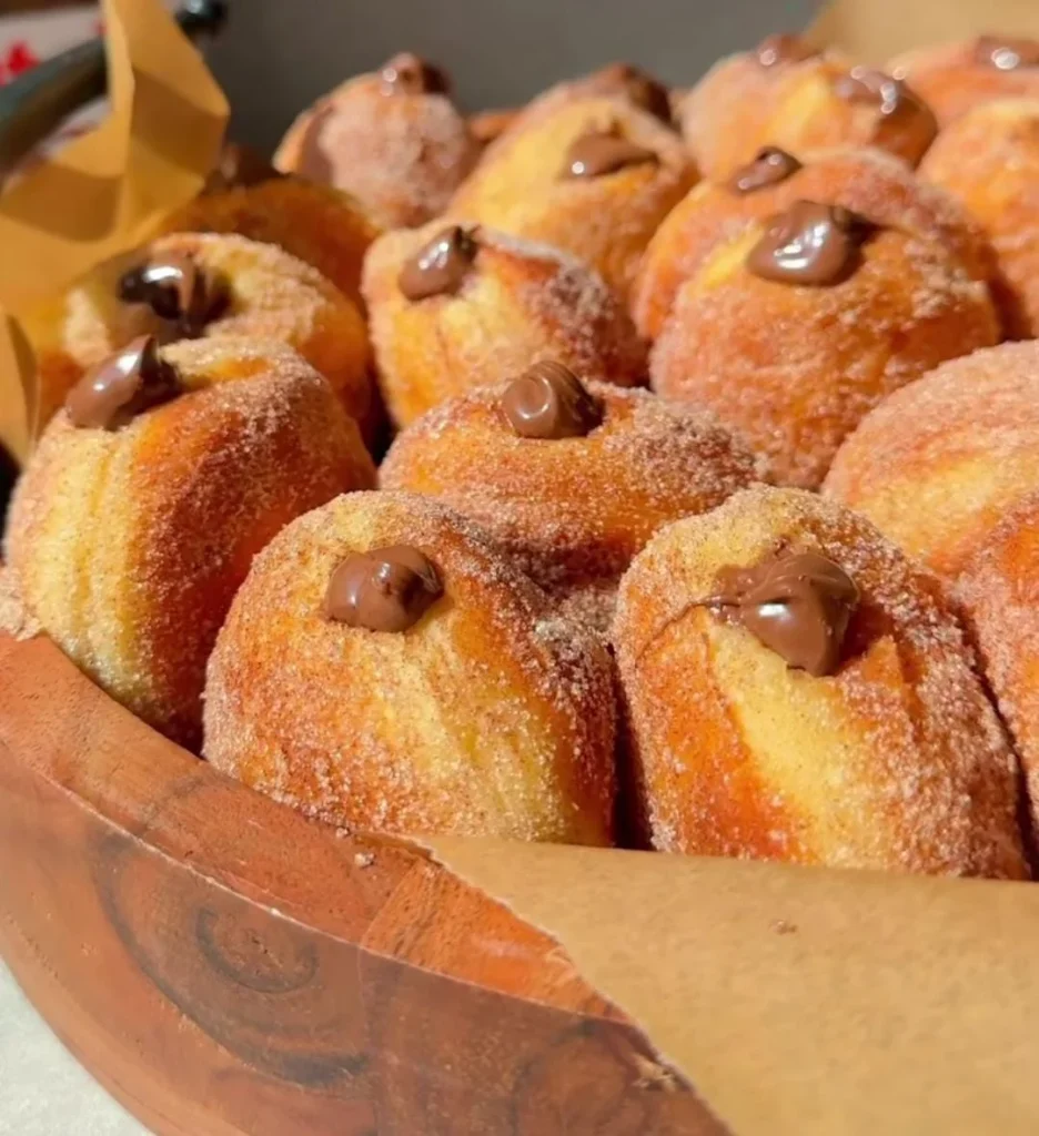 Nutella Stuffed Donuts