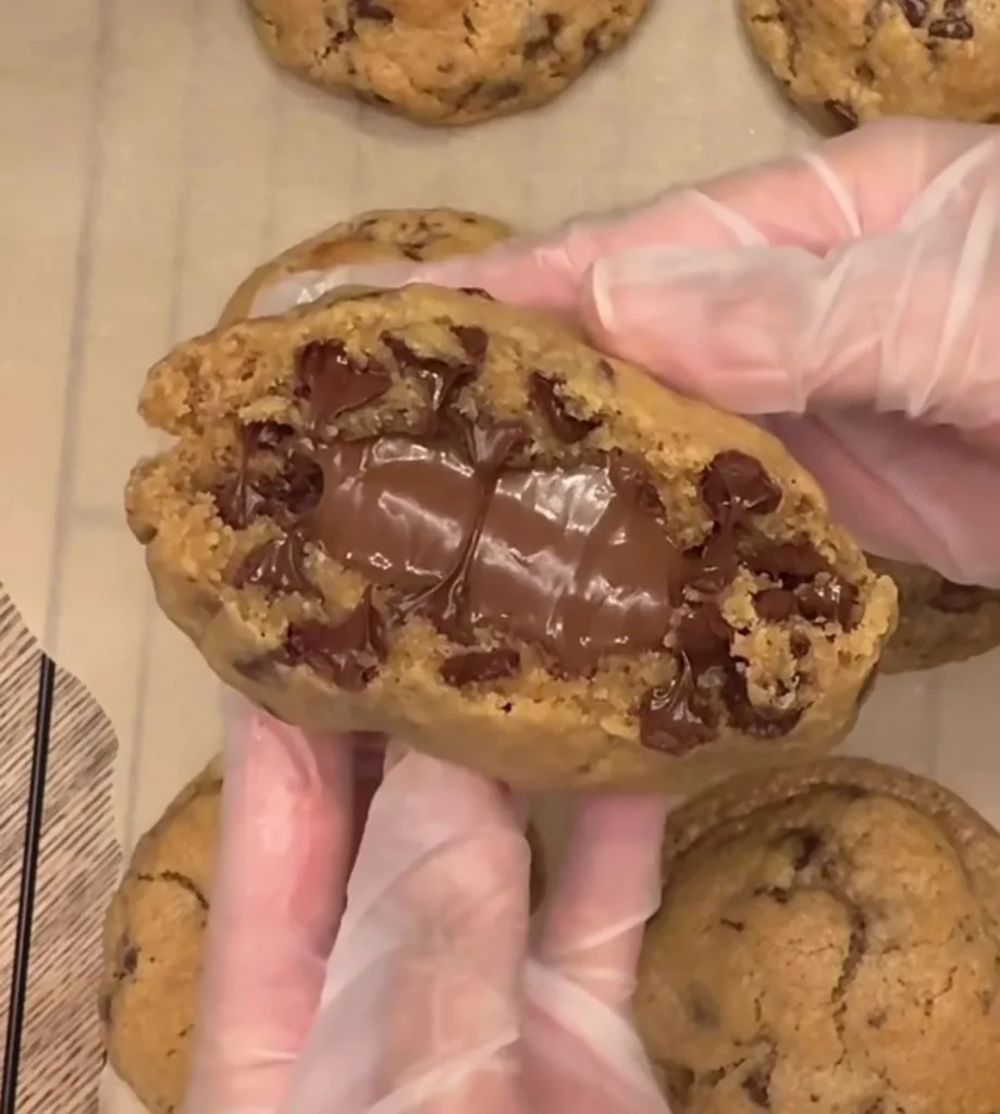 Nutella Chocolate Chip Cookies