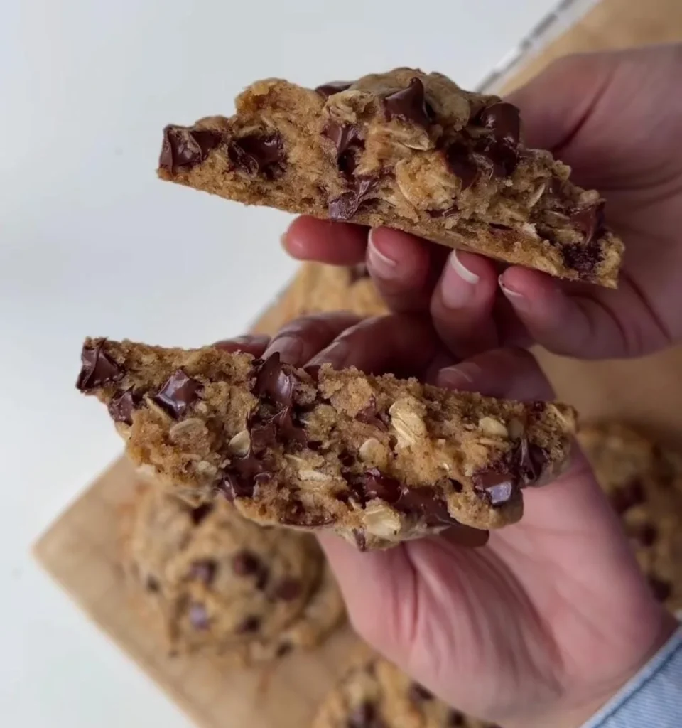 Nutella Oat Cookies