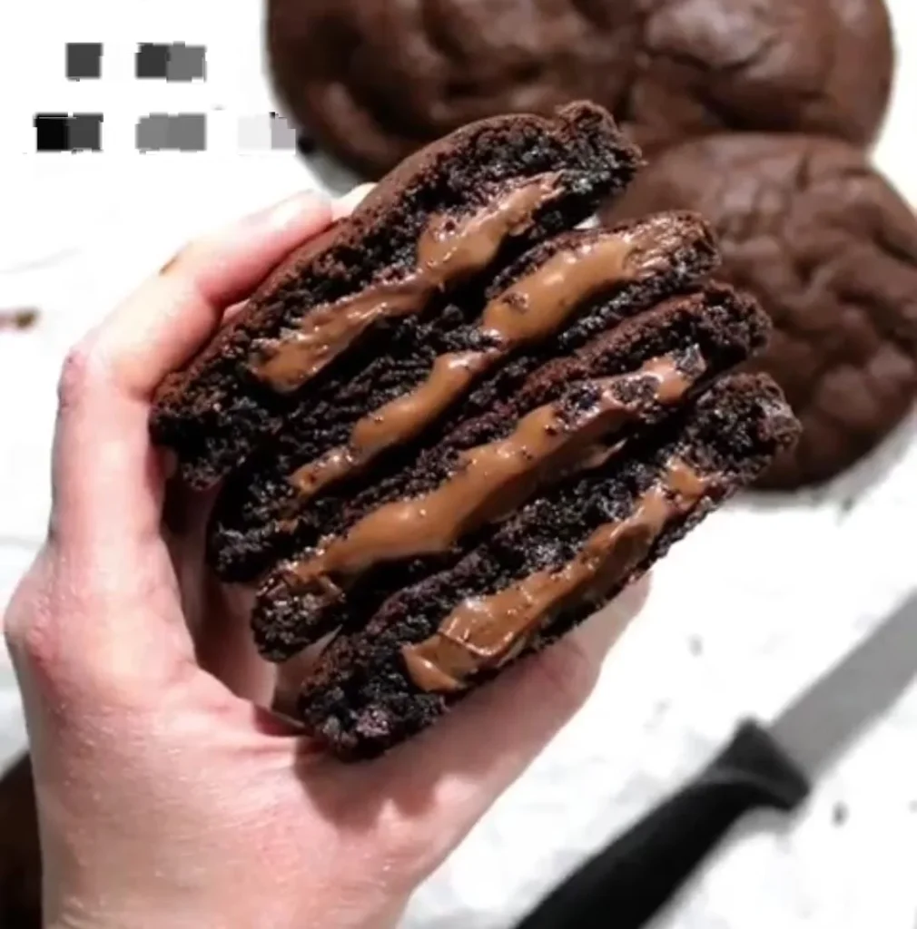 Nutella Lava Cookies