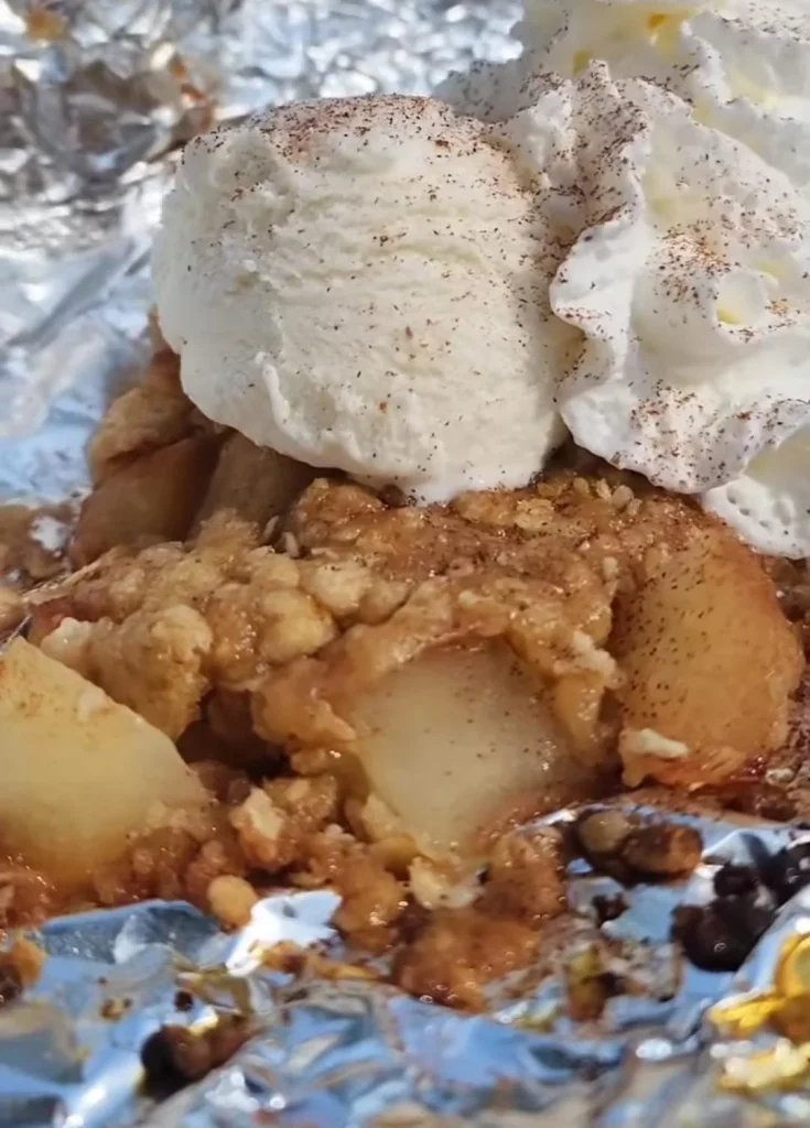 Campfire Apple Foil Dessert Pack