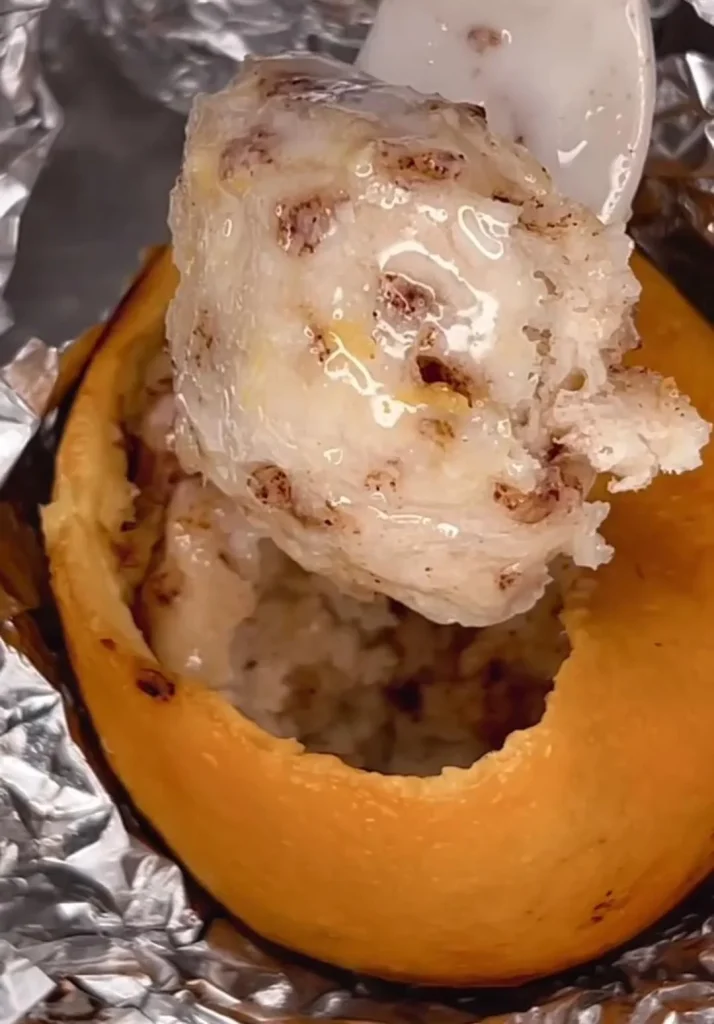 Campfire Cinnamon Roll Foil Bake