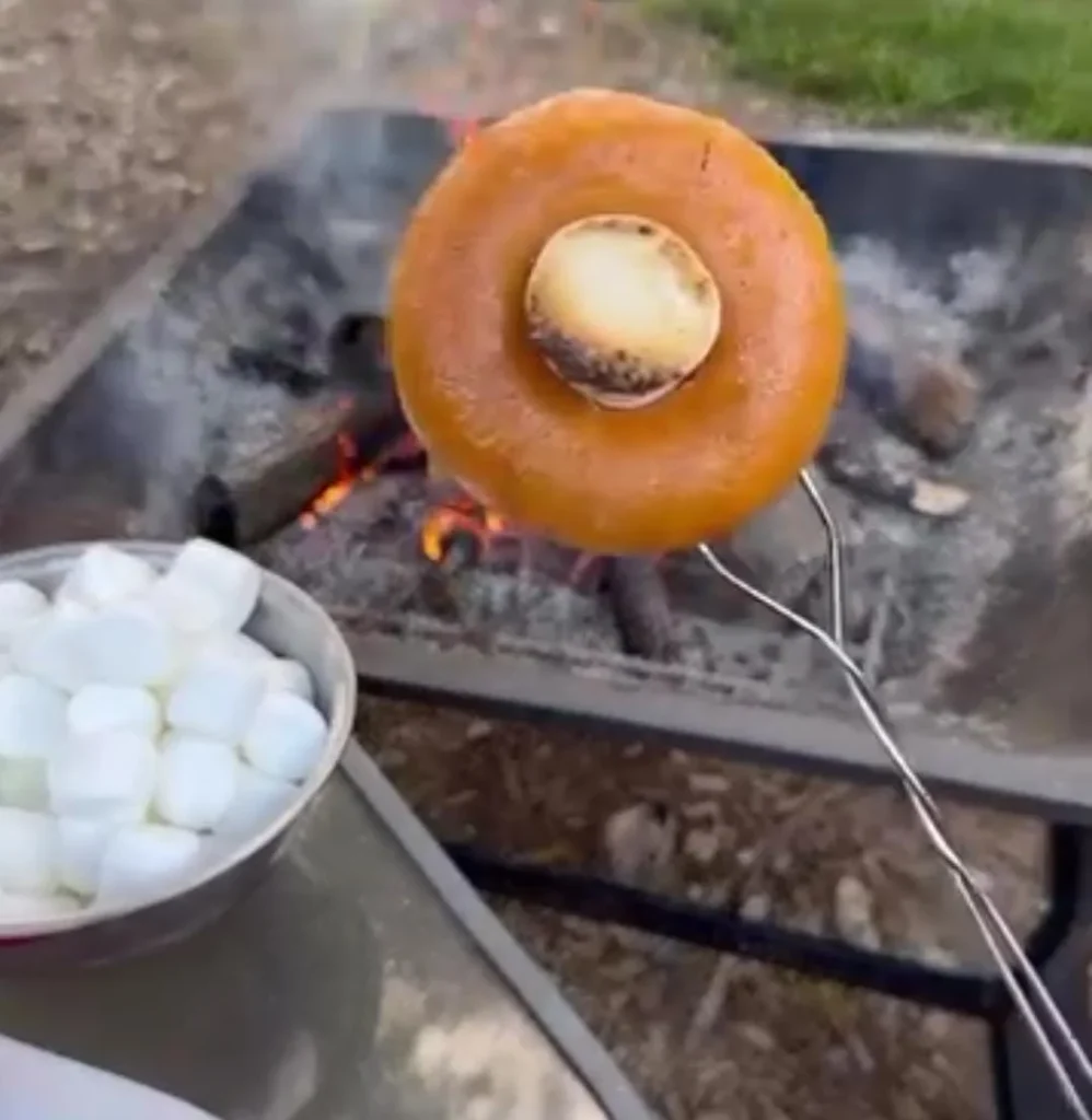 Campfire Donut S’mores
