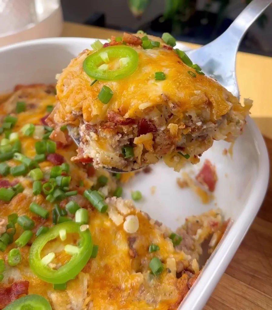 Spicy Jalapeño Hashbrown Casserole