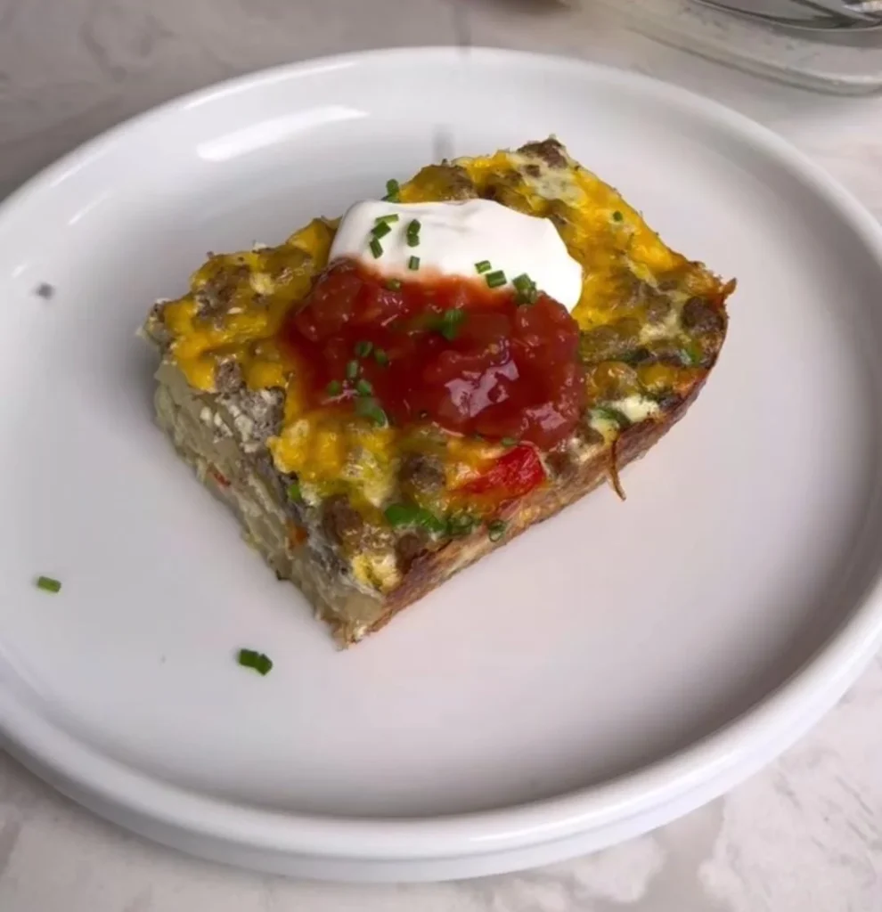 Garlic Herb Hashbrown Casserole