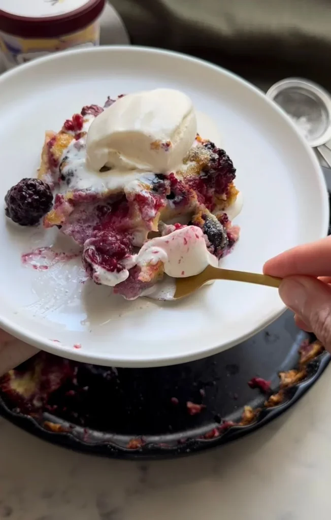 Cherry Almond Summer Clafoutis