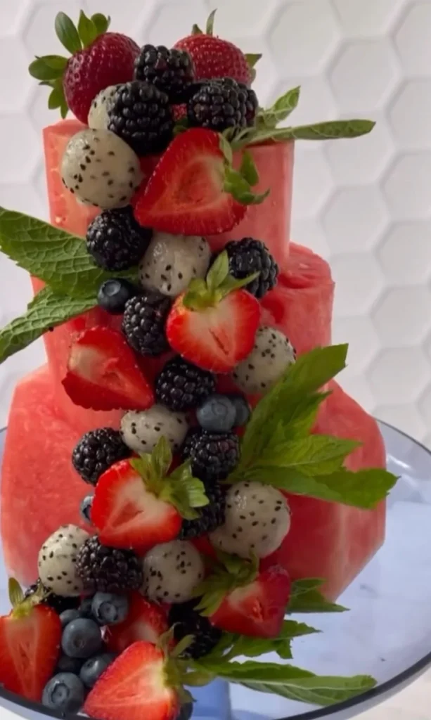 Watermelon Lime Summer Sheet Cake