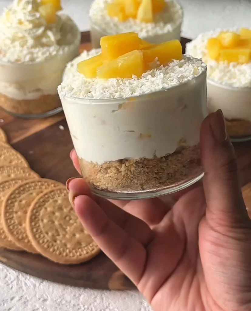 Pineapple Coconut Ice Cups