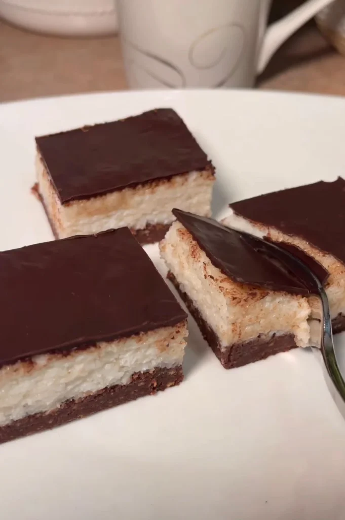  Chocolate Coconut Fudge Squares