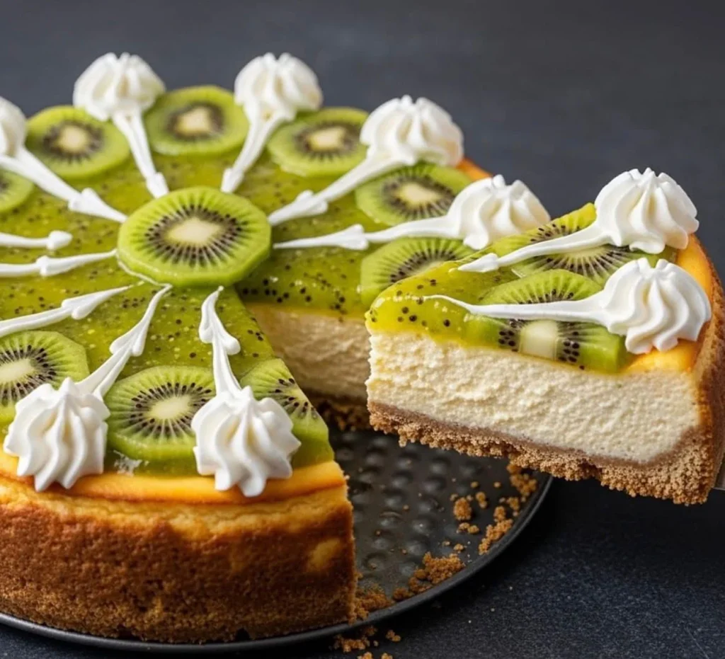Kiwi Lime Cheesecake Cake
