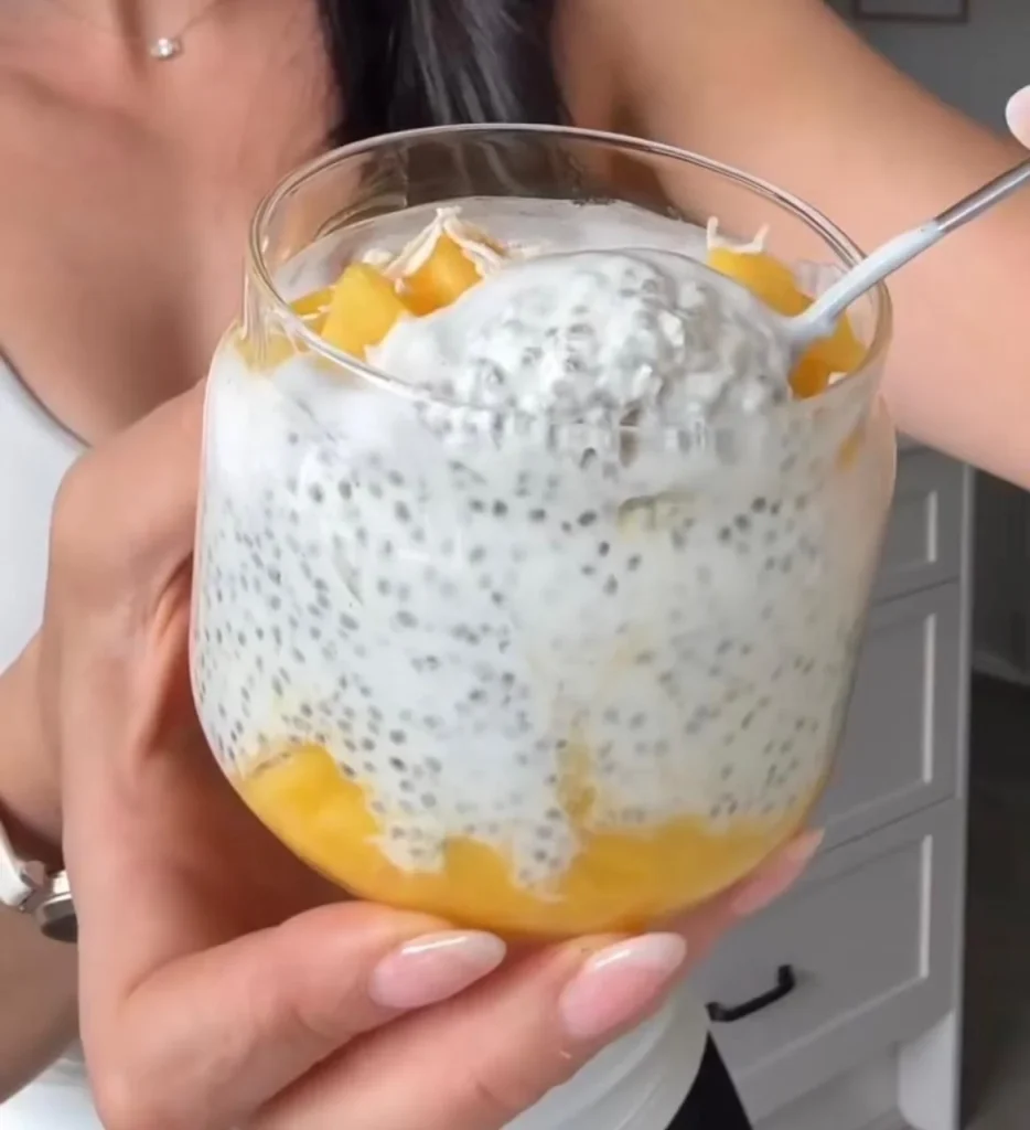 Mango Coconut Chia Pudding
