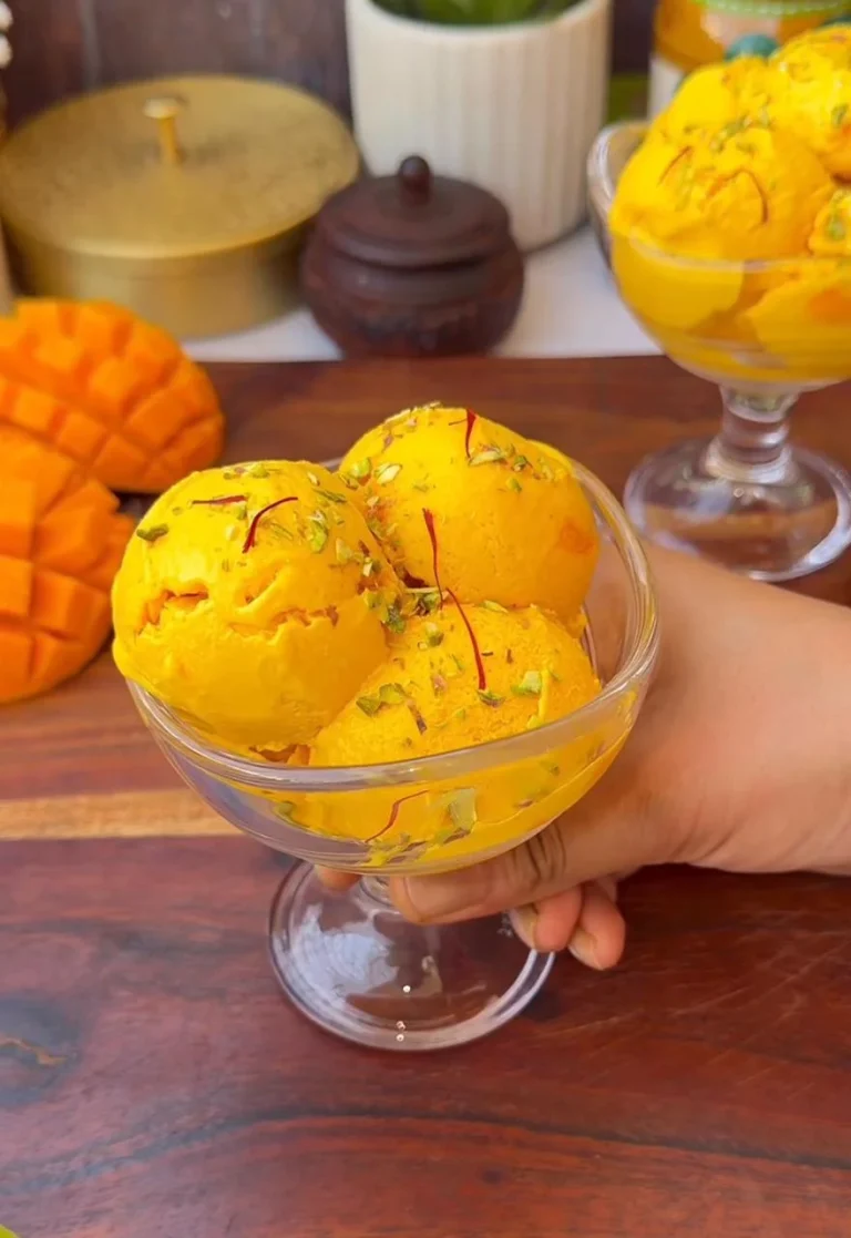 Mango Ice Cream (No-Churn)