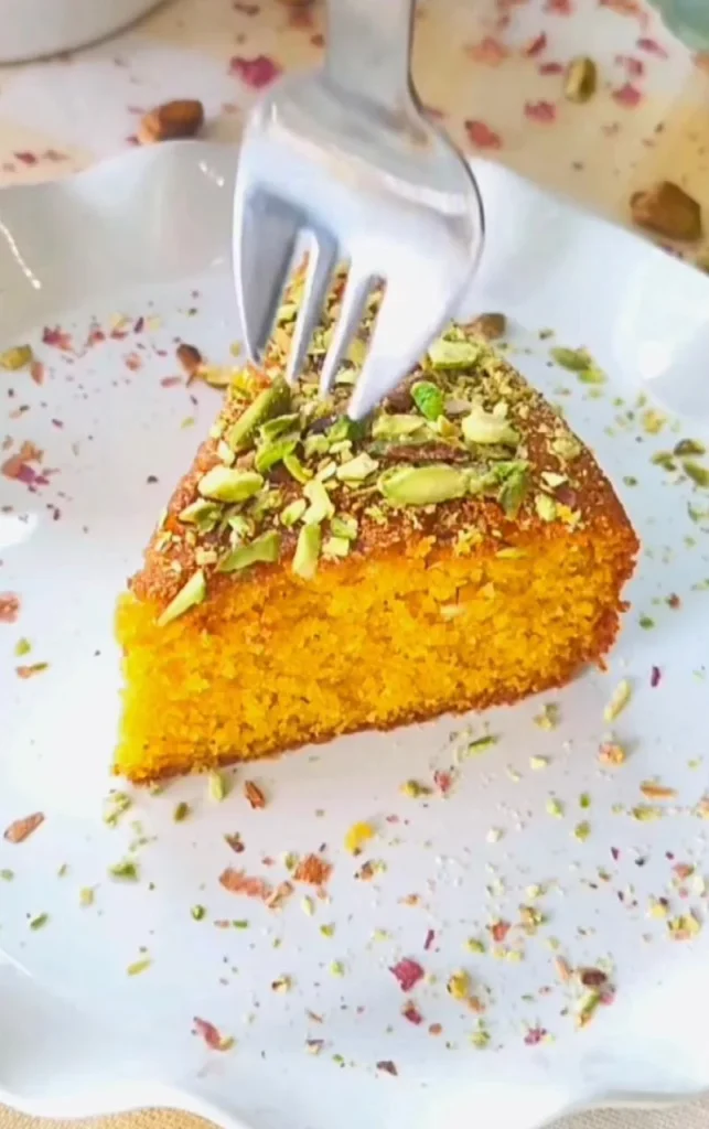 Mango Semolina Cake