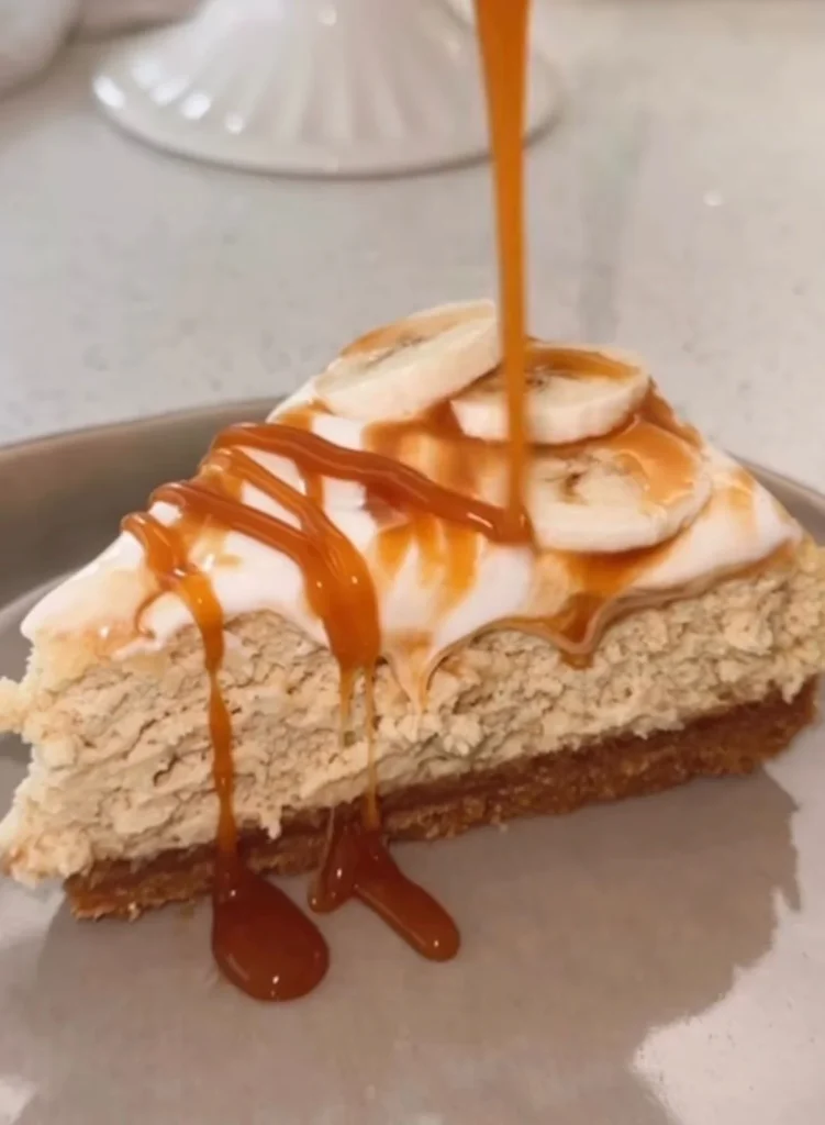 Banana Caramel Cheesecake